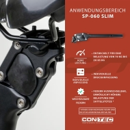 Mobile Preview: Contec Parallelogramm Sattelstütze SP-060 Slim - 30,9 mm, 400 mm